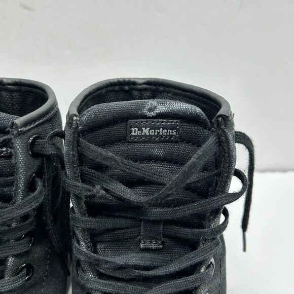 Dr. Martens Ankle Boots Size 5 L Air Wair Sheridan Black Matte Softwair Footbed - Picture 4 of 13